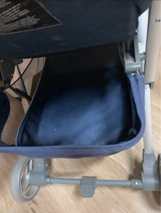Silla paseo azul Regalo plastico ,manoplas Mayoral