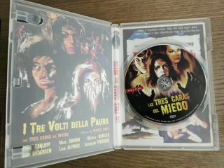 DVD Las Tres Caras del Miedo (Descatalogada)
