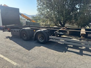 Remolque porta contenedores LECITRAILER 2 ejes