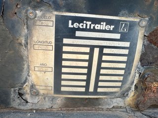 Remolque porta contenedores LECITRAILER 2 ejes