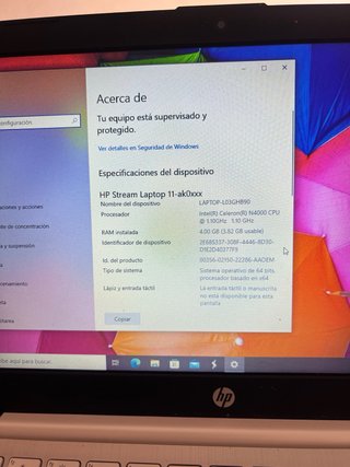 Portátil HP Stream Blanco