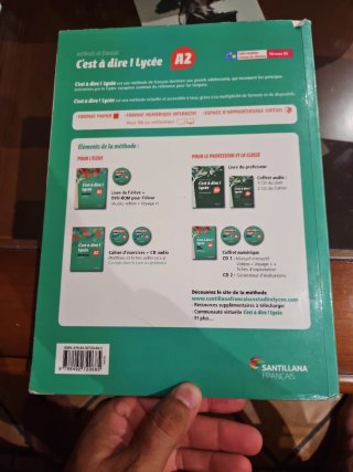 C ́est á dire cahier d ́exercices A2