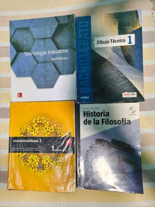 Pack de libros de bachillerato
