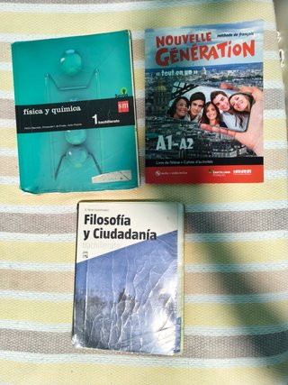 Pack de libros de bachillerato