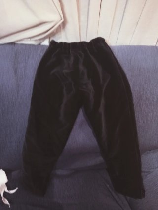 Pantalón pirata negro