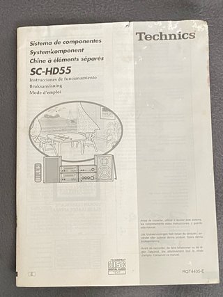 Technics SC-HD55 Sistema de Audio