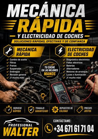 Servicios de electromecánica rápida ️️️️️️️️️