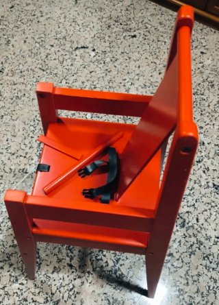 Trona IKEA BLÅMES Roja Madera