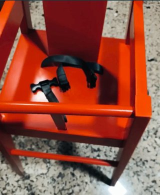 Trona IKEA BLÅMES Roja Madera
