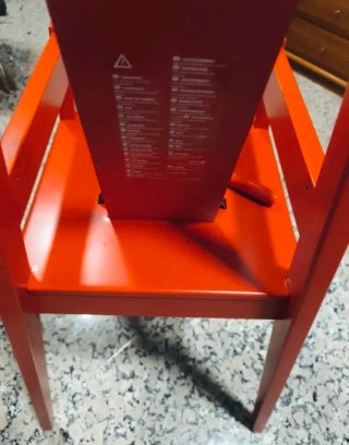 Trona IKEA BLÅMES Roja Madera