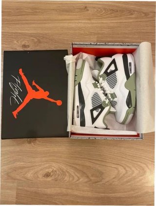 Jordan 4 Retro Seafoam Talla 44