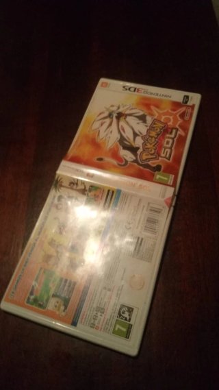 Caja Vacía Pokémon Sol Nintendo 3DS