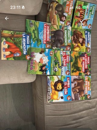 Libro de animales a 1€ cada uno