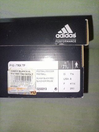 Deportivas Adidas F30i TRX FG Blancas zapatillas