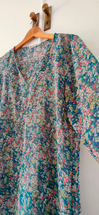 Blusa SPR floral azul
