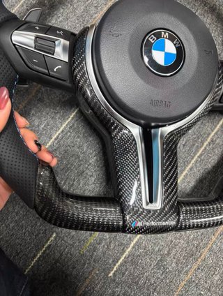 Volante BMW Carbono y Piel