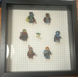 Marco Expositor Lego Figuras