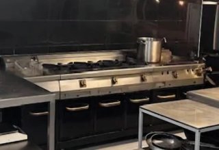Cocina industrial plancha y freidora