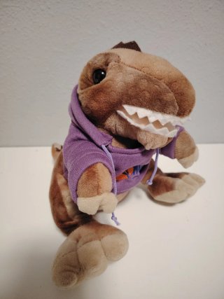 Peluche Dinosaurio T-Rex Morado