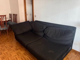 Sofá 2 plazas negro