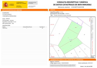 Casa de pueblo con jardin a reformar