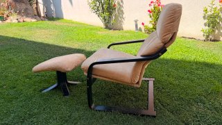 Butaca relax con balancín y reposapiés poco uso