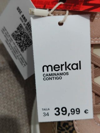 Zapatillas Merkal Talla 34