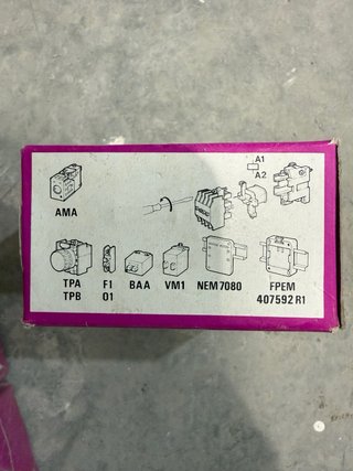 Contactor CEM BBC Brown Boveri Francia