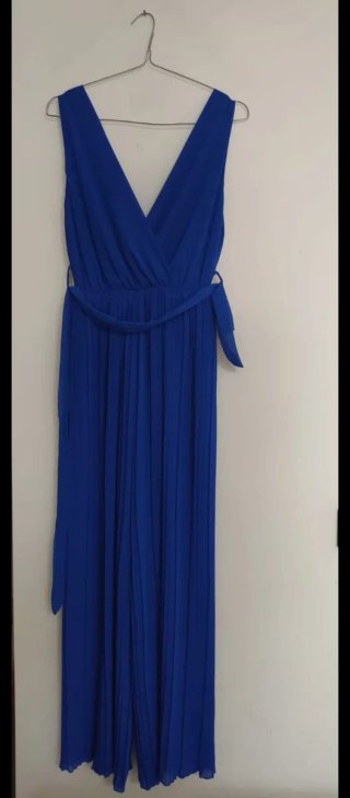 Tuta elegante donna blu elettrico