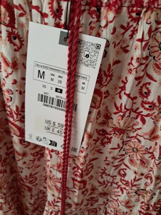 Falda Estampada viral Zara Sin estrenar