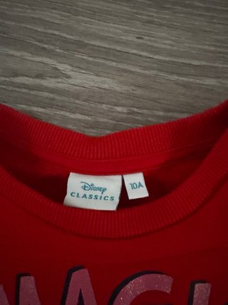 Jersey Disney Stitch Rojo Niño/a