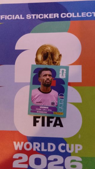Carta Vozinha Mundial FIFA 2026 Panini