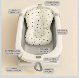Bañera Bebé Plegable Sin Usar
