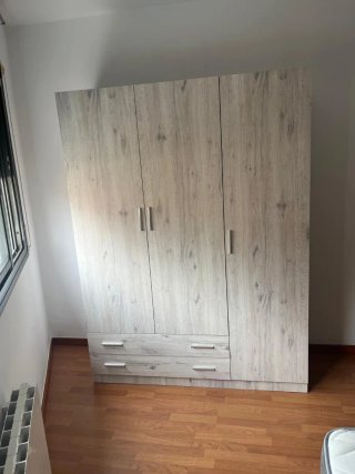 Armario Blanco 4 Puertas +2 Cajones
