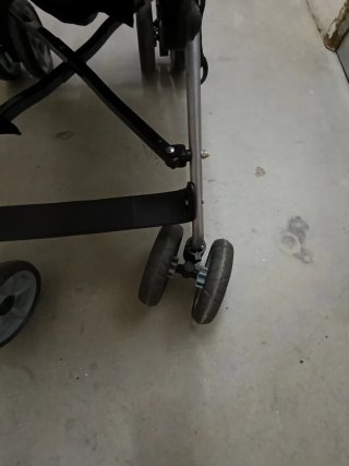 Silla de paseo paraguas roja