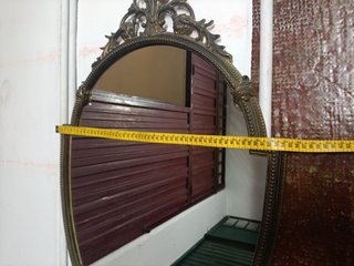 Espejo de pared estilo Isabelino – 92 × 53 cm
