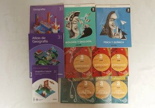 Libros texto 3° ESO (LEER DESCRIPCIÓN)