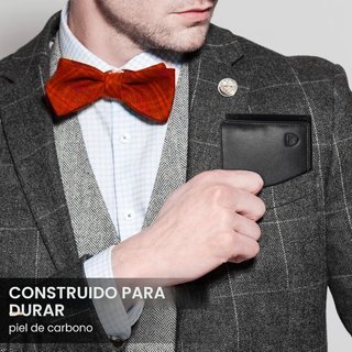 NUEVA Cartera Bifold RFID Negra