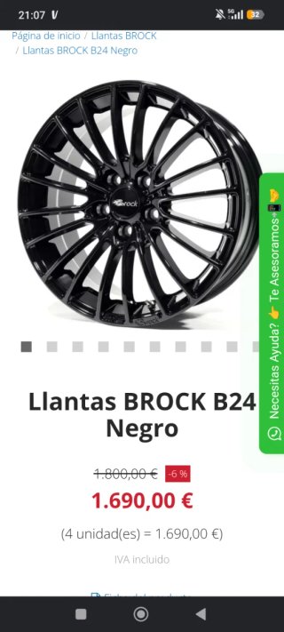 Llantas Brock Originales 20 Pulgadas 5x112