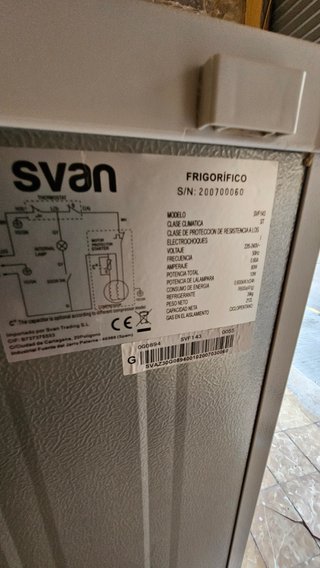 Nevera SVAN SVF143