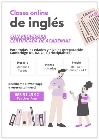 Clases online de inglés con profesora filóloga