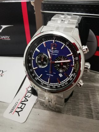 Reloj Vagary by Citizen Cronógrafo Azul nuevo