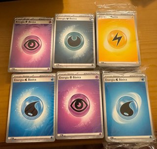 Pack 6 Cartas Energía Pokémon Básica
