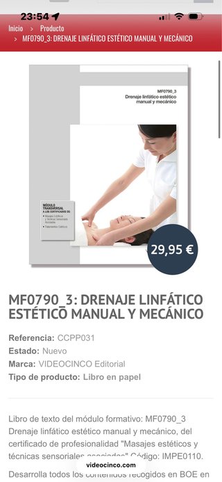 MF0790_3 Libro drenaje linfatico estetico