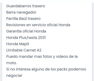 Honda NC 750X DCT Full Equip, todos los Packs