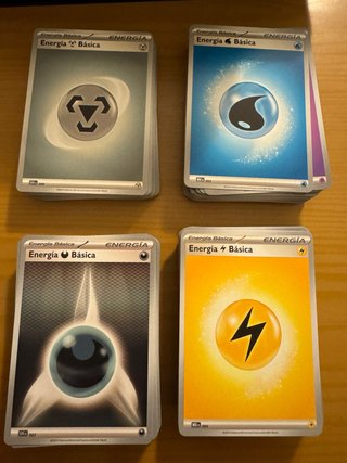 210 Cartas Pokémon de Energía