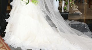 Vestido de Novia Mercedes Canovaa + Velo