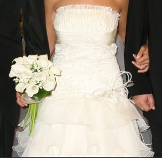Vestido de Novia Mercedes Canovaa + Velo