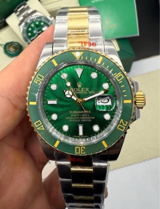 Reloj Rolex Submariner Verde Oro Copia muy buena