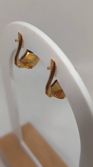Pendientes Huggies Aro Grueso Oro